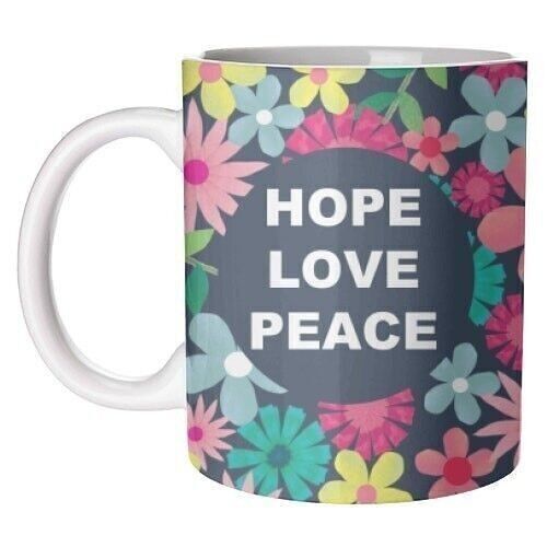 Mugs 'Hope Love Peace'