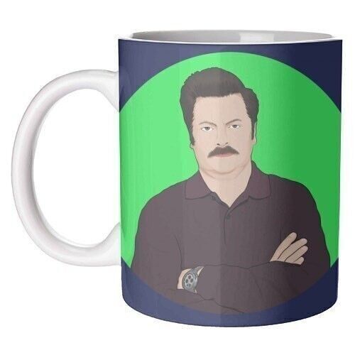Tasses 'Ron Swanson' par Pink and Pip