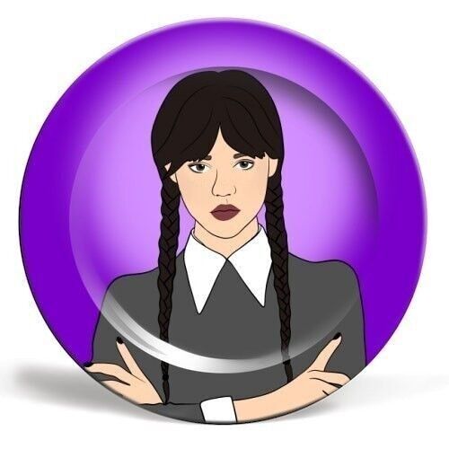 Plates 'Wednesday Addams' by Eloise