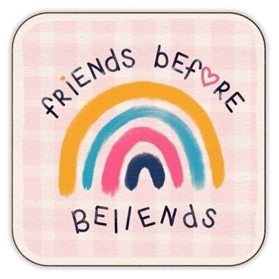 Dessous de verre 'Friends Before Bellends'