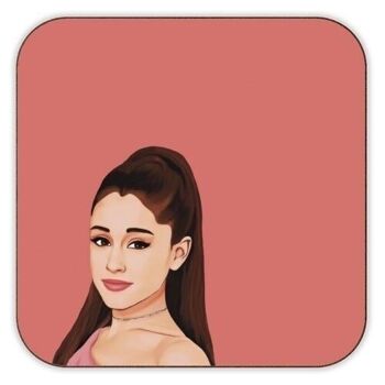 Dessous de verre 'Icônes de la musique : Ariana Grande' 1