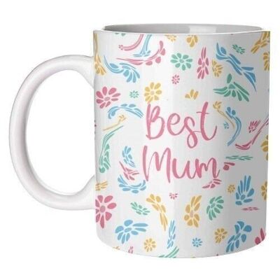 Tassen 'Best Mum Pattern Design'