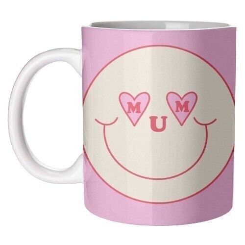 Tasses 'Mum Smiley Face' par Lisa Wardle