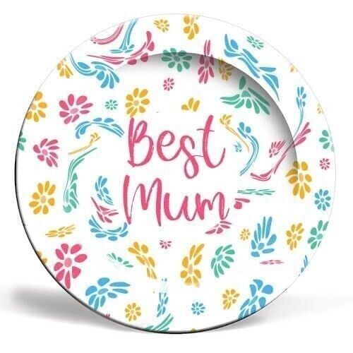Plates 'Best Mum Pattern Design'