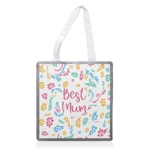 Tote bags 'Best Mum Pattern Design'