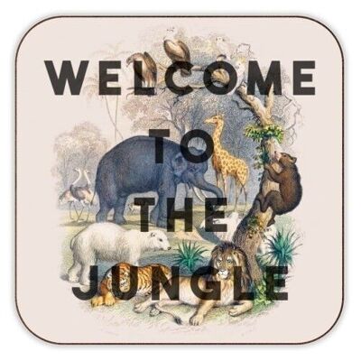 Dessous de verre 'Bienvenue dans la jungle'