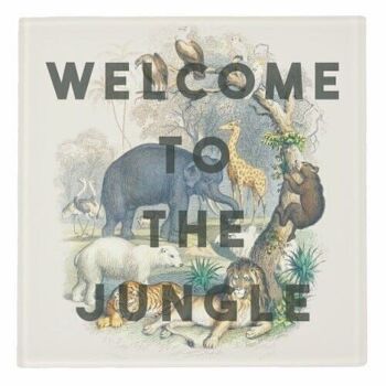 Dessous de verre 'Bienvenue dans la jungle' 4