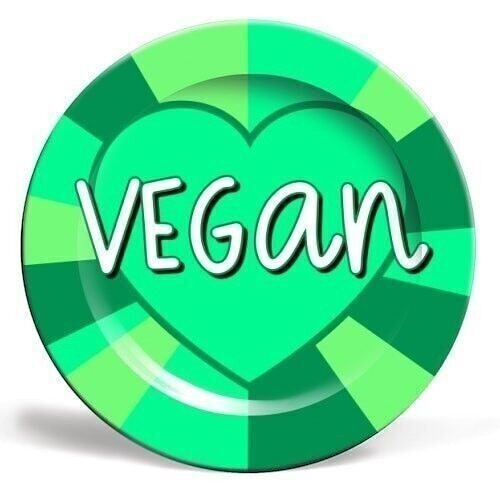 Plates 'Vegan Love Heart'