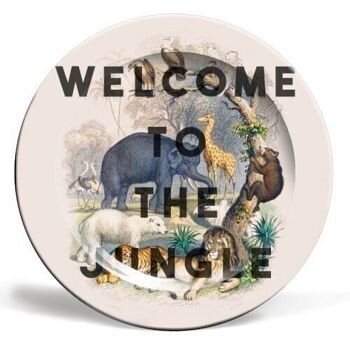 Assiettes 'Bienvenue dans la jungle' 2