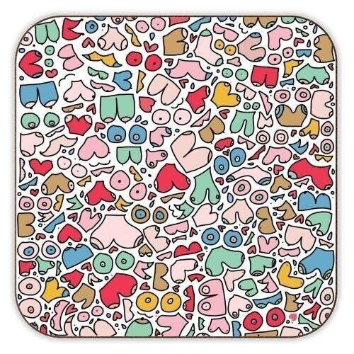 Coasters 'Colorful bright body positive