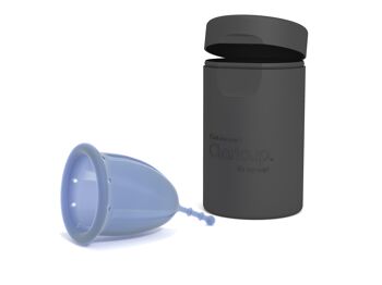 Cup menstruelle T2 Claricup Antimicrobienne+Box de désinfection 3