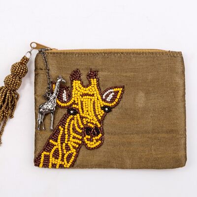 Wanderlust Giraffe Wallet Purse Acsb0919 Gold