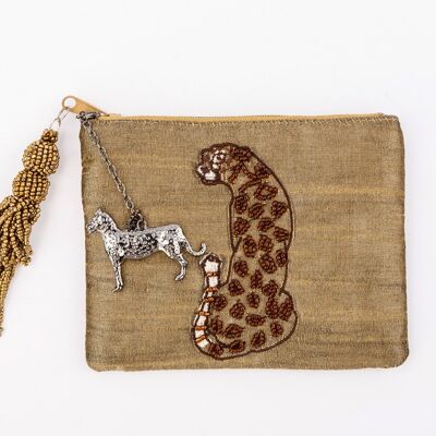 Leopard Wallet Bag Wanderlust Acsb2219 Taupe