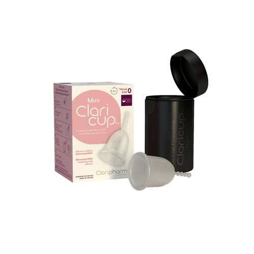 Coupe menstruelle T0 Claricup + box de désinfection