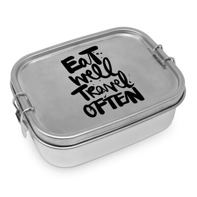 Mangia bene il lunch box in acciaio