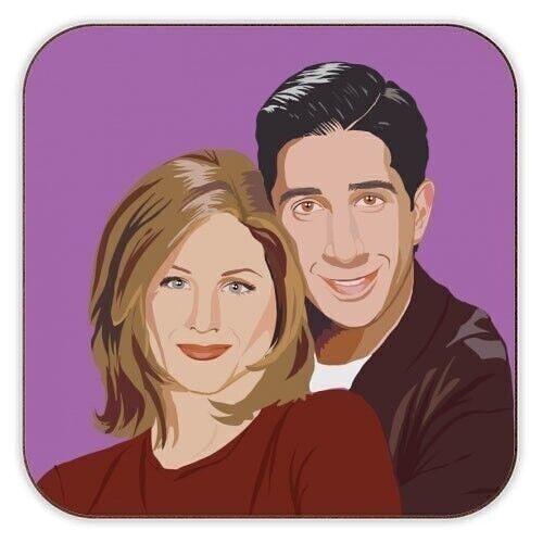 Coasters 'Ross and Rachel from Friends'