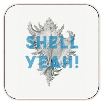 Dessous de verre 'Shell Yeah' par The 13 Prints 1