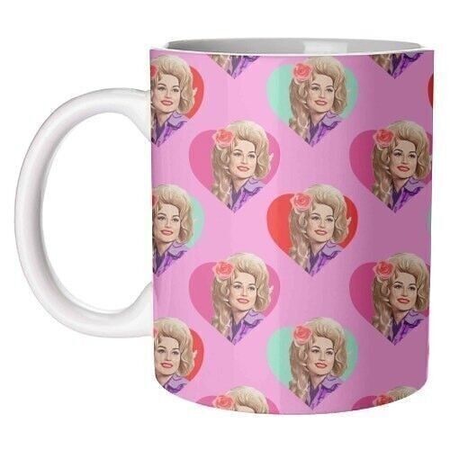 Mugs 'DOLLY HEARTS ON PINK'