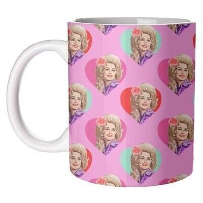 Tazas 'DOLLY CORAZONES EN ROSA'