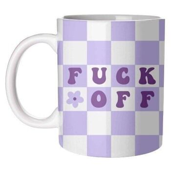 Mugs 'Fuck off damier' 1