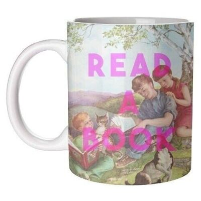 Mugs 'Read A Book' by The 13 Prints