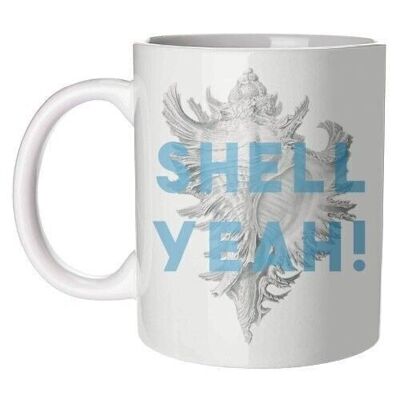 Mugs 'Shell Yeah' by The 13 Prints