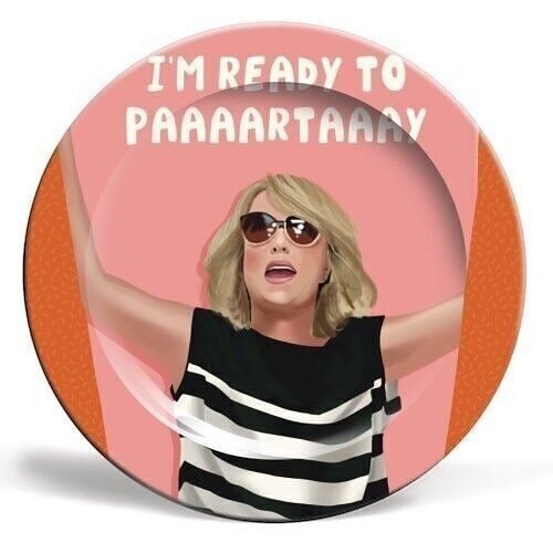 Plates 'Kristen Wiig from Bridesmaids'