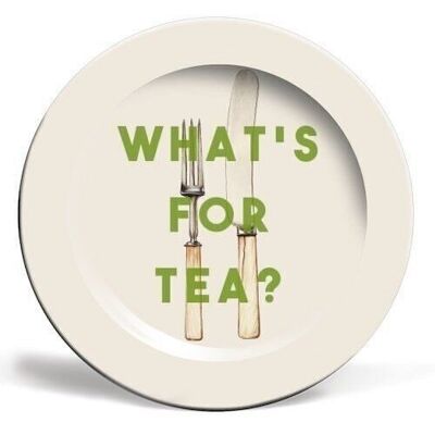 Assiettes 'What's For Tea?'