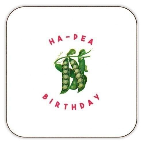 Sottobicchieri 'Ha-Pea Birthday'
