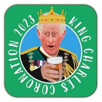 Dessous de verre 'King Charles Coronation'