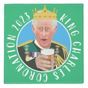 Dessous de verre 'King Charles Coronation' 3