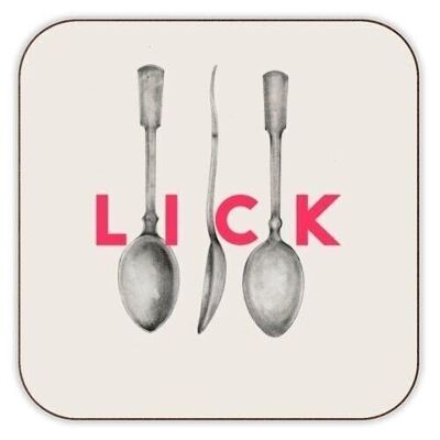 Dessous de verre 'Lick The Spoon'