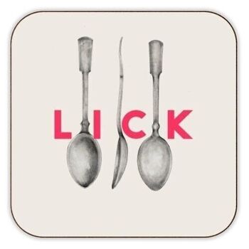 Dessous de verre 'Lick The Spoon' 1