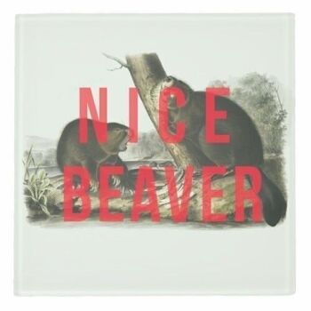 Dessous de verre 'Nice Beaver' par The 13 Prints 3