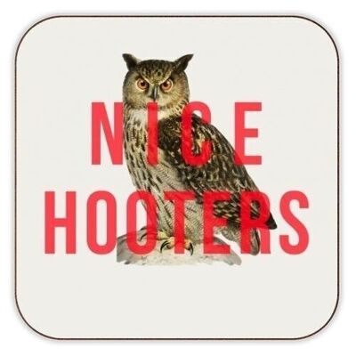 Untersetzer 'Nice Hooters' von The 13 Prints