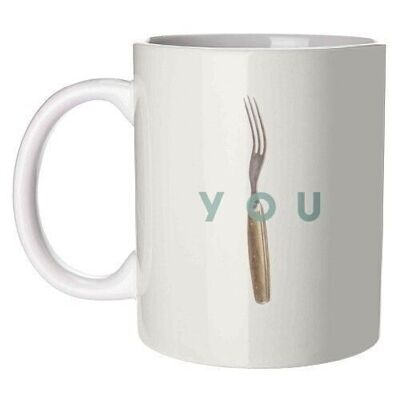Mugs 'Fork You' by The 13 Prints