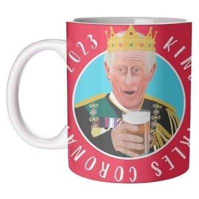 Mugs 'King Charles Coronation Blue and R
