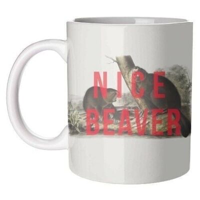 Mugs 'Nice Beaver' by The 13 Prints