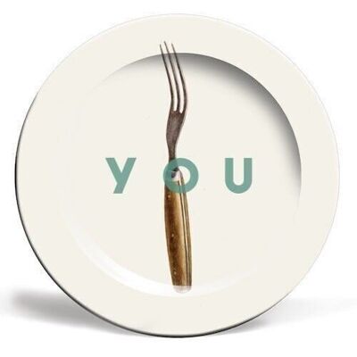 Plates 'Fork You' by The 13 Prints