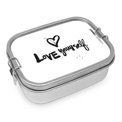 Love Yourself Lunch Box in acciaio