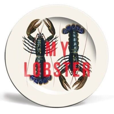 Assiettes 'My Lobster' par The 13 Prints