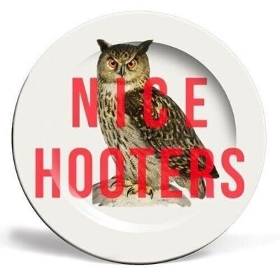 Plates 'Nice Hooters' by The 13 Prints