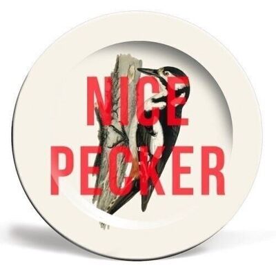 Assiettes 'Nice Pecker' par The 13 Prints