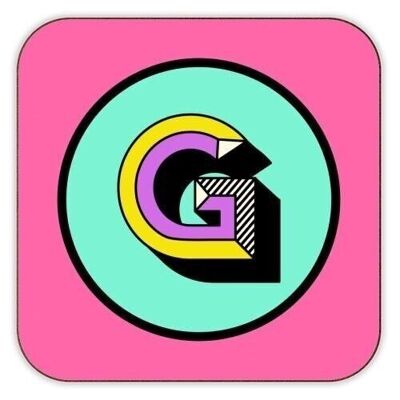 Coasters 'G - Pink and Blue Bold Persona