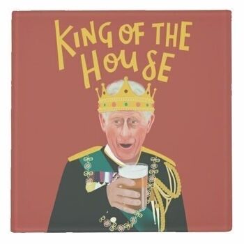 Dessous de verre 'King Charles King of the House 4