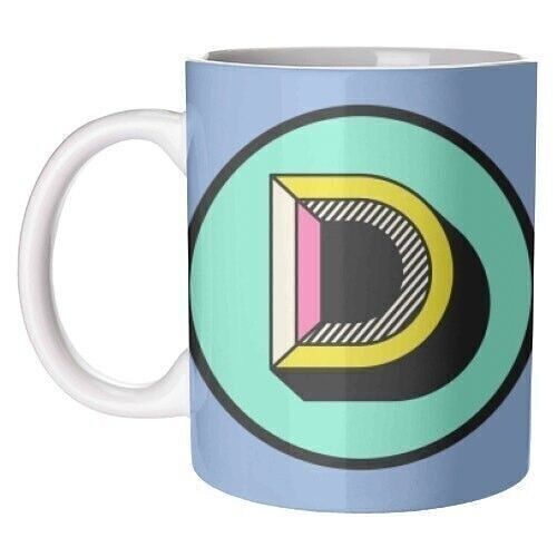 Mugs 'D - Bright Block Alphabet Letter I