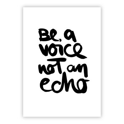 Be a voice Postcard