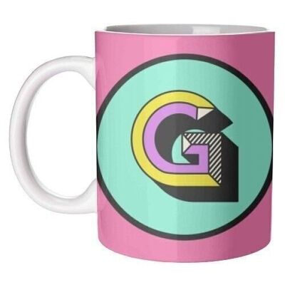 Tazze 'G - Personalizza grassetto rosa e blu