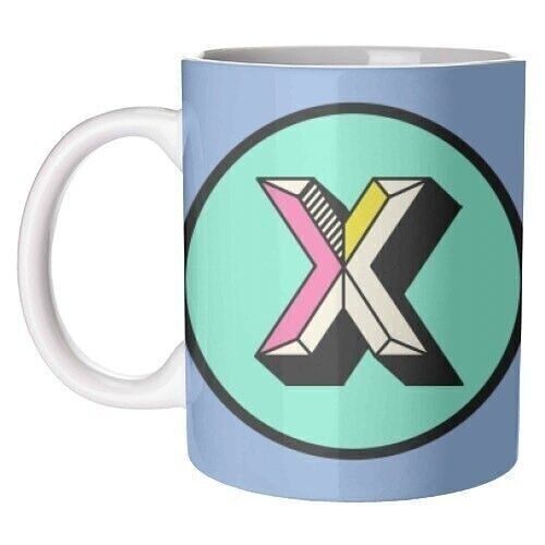 Mugs 'X - Personalised Typography Giftwa
