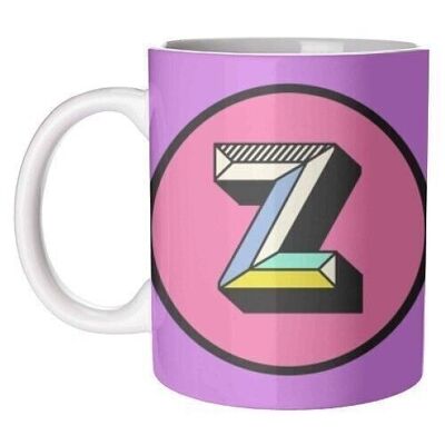 Mugs 'Z - Personalised Bold Initial Lett